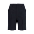 Gucci Schwarze Baumwoll-Bermudashorts