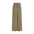 Giorgio Armani Beige Leinen Casual Hose
