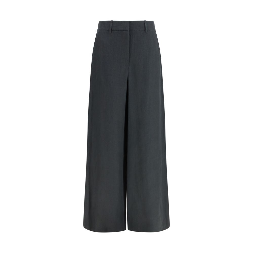 Giorgio Armani Brown Linen Trousers