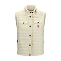 Moncler Grenoble Beige Polyamid Ärmellose Jacke