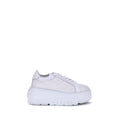 Casadei White Platform Sneakers Made from Other Fibers