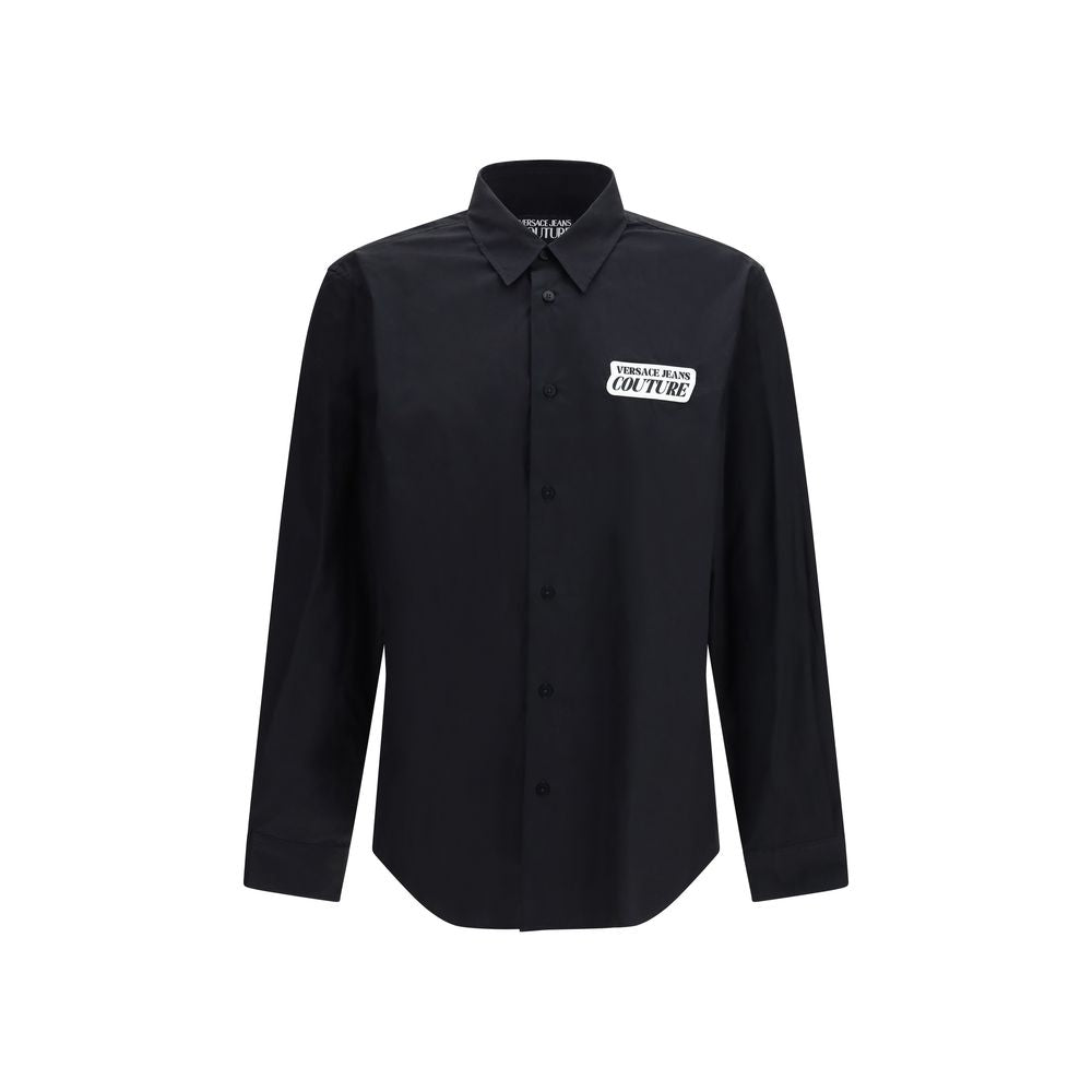 Versace Jeans Schwarzes Baumwollhemd