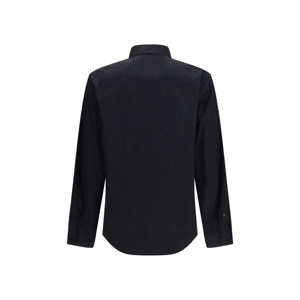 Versace Jeans Schwarzes Baumwollhemd
