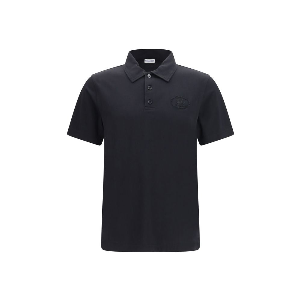 Burberry Blaues Baumwoll-Polohemd