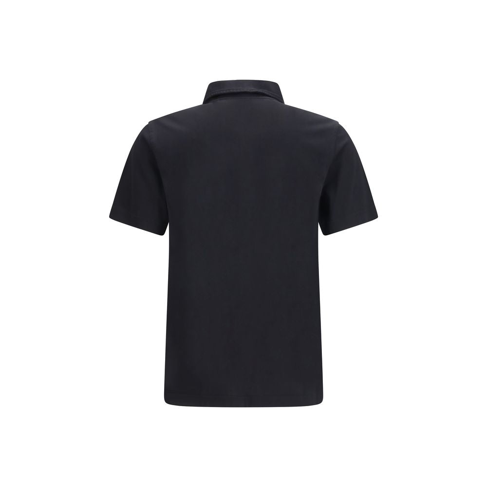 Burberry Blaues Baumwoll-Polohemd
