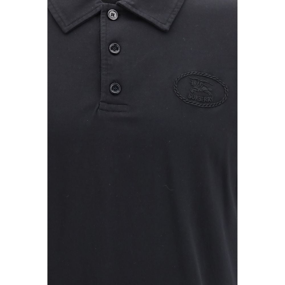 Burberry Blaues Baumwoll-Polohemd