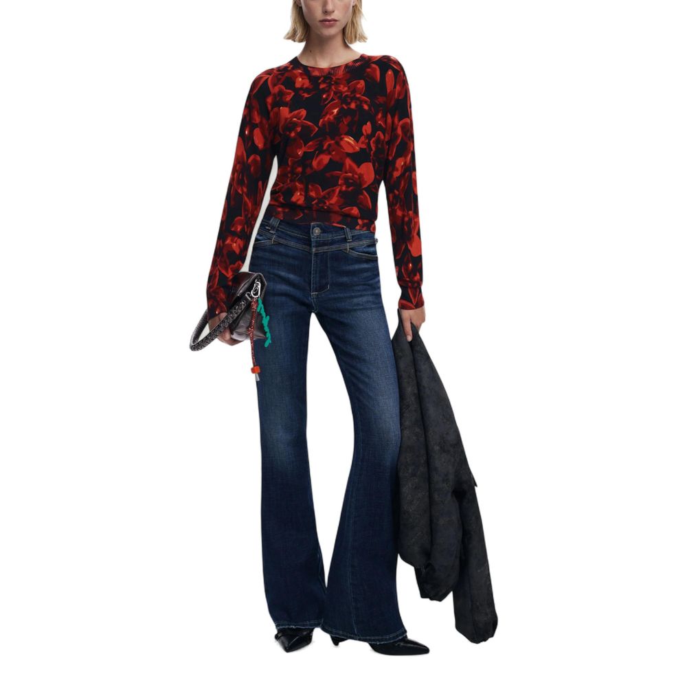 Desigual Schwarzer Sweatshirt aus Viskose