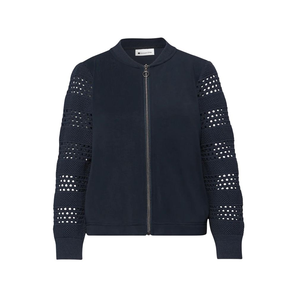 Street One Blauer Modal-Sweatshirt