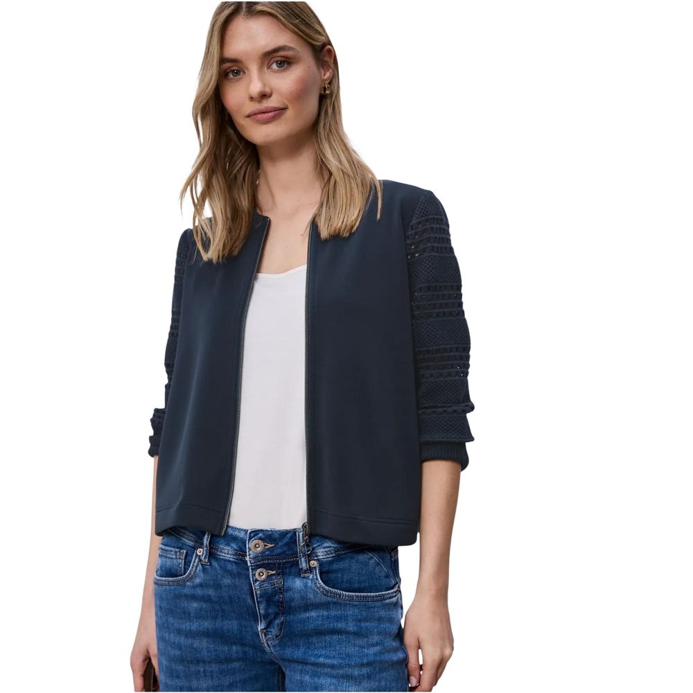 Street One Blauer Modal-Sweatshirt