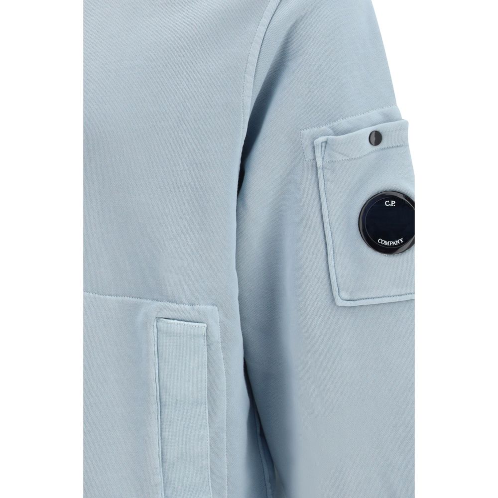 C.P. Company Blauer Baumwoll-Sweatshirt