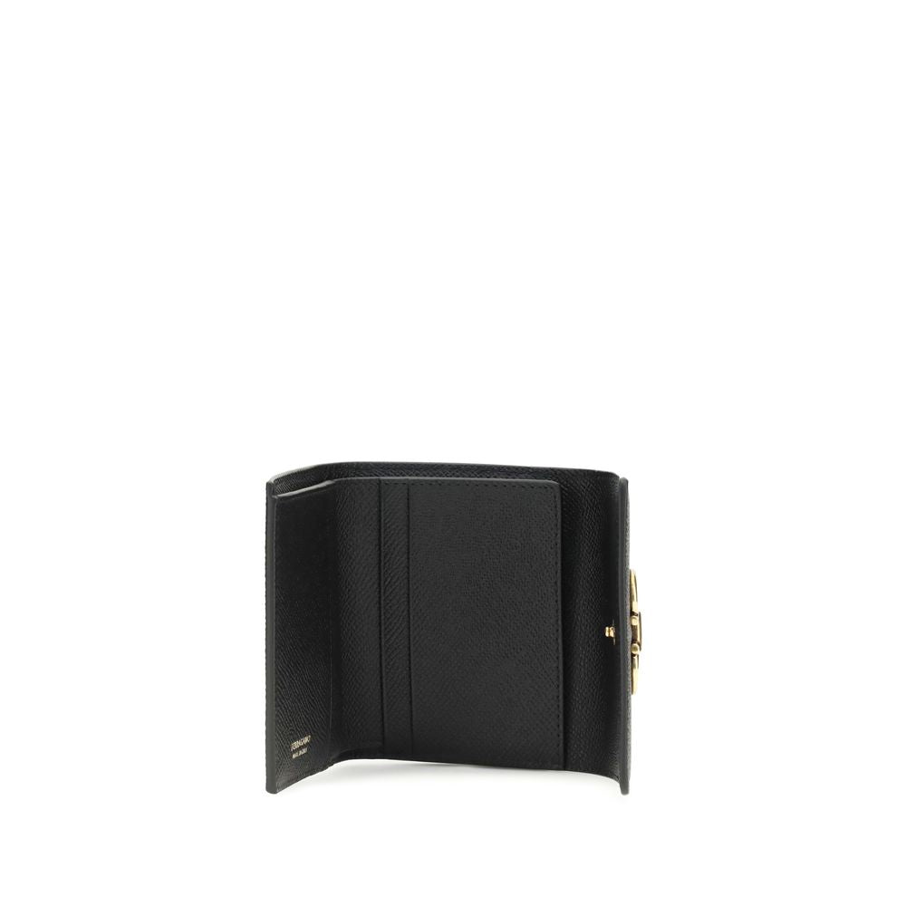 Ferragamo Black Calfskin Bos Taurus Wallet