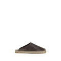 Brunello Cucinelli Braune Kalbsleder Bos Taurus Mules