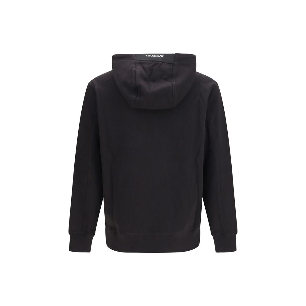 C.P. Company Schwarzer Baumwoll-Sweatshirt