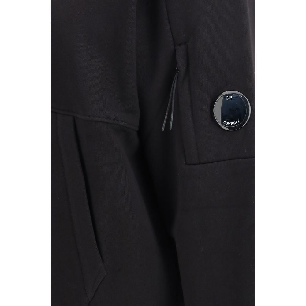 C.P. Company Schwarzer Baumwoll-Sweatshirt