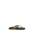 Stuart Weitzman Multicolor Calf Leather Bos Taurus Flip-Flop Sandalen
