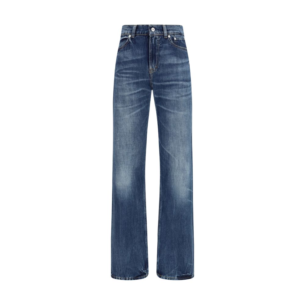 Our Legacy Blaue Bootcut-Jeans aus Baumwolle