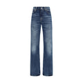Our Legacy Blaue Bootcut-Jeans aus Baumwolle