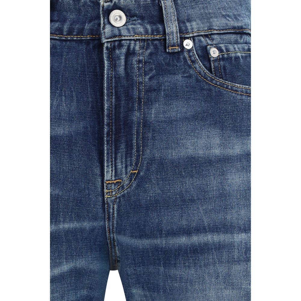Our Legacy Blaue Bootcut-Jeans aus Baumwolle