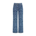 Etro Blaue ausgestellte Jeans aus Baumwolle