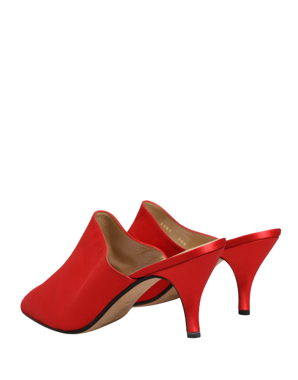 Dolce & Gabbana Rote Wildleder-Mules mit Absatz