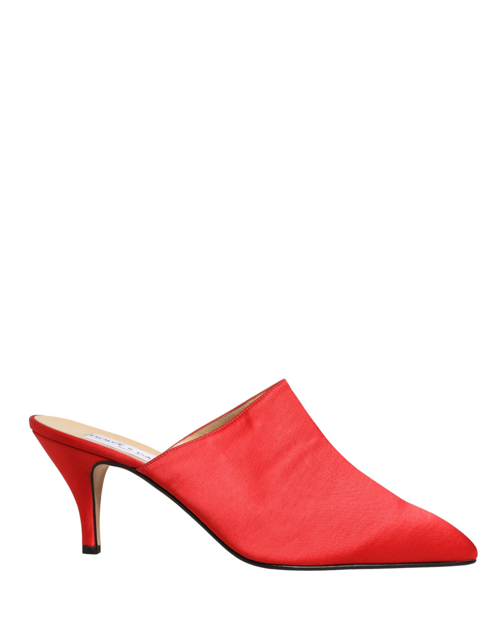 Dolce & Gabbana Rote Wildleder-Mules mit Absatz