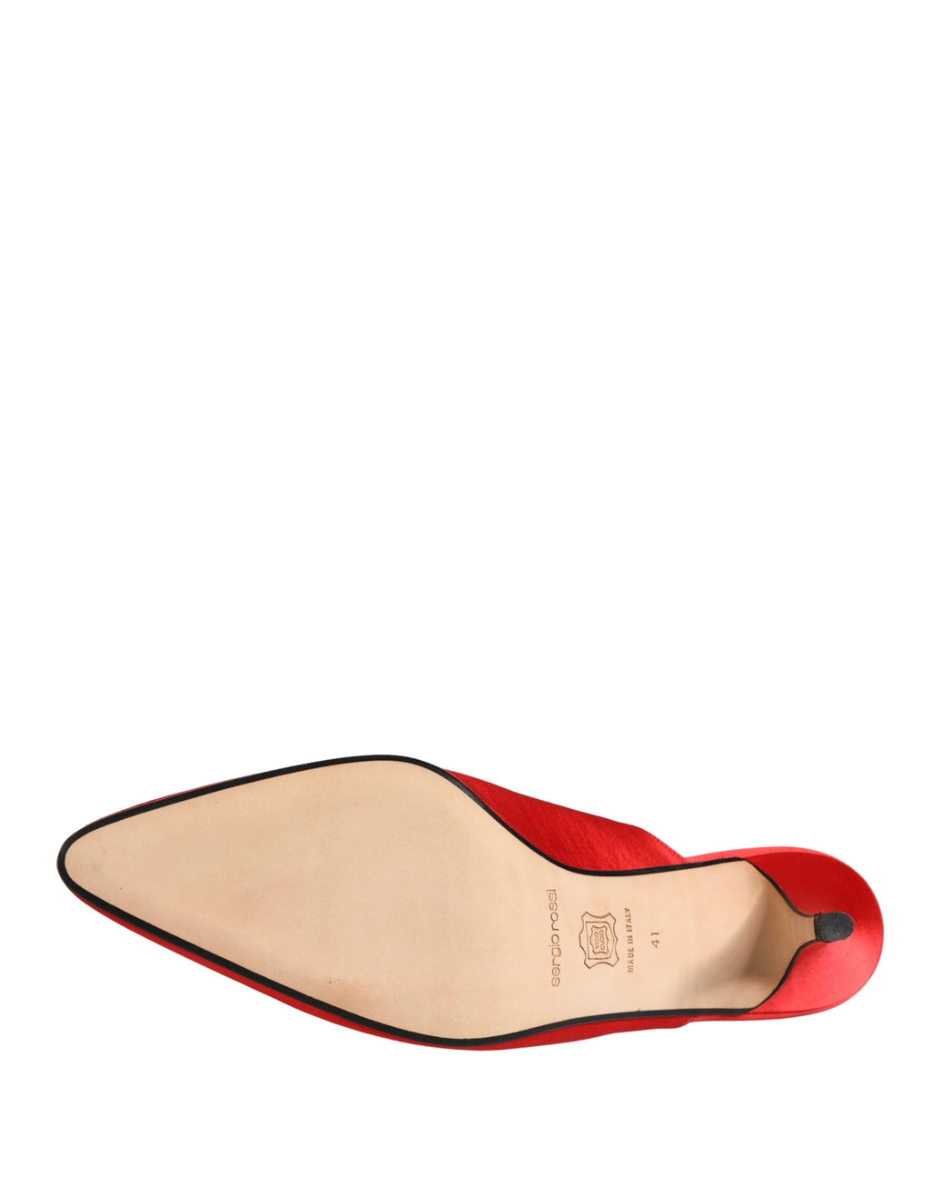 Dolce & Gabbana Rote Wildleder-Mules mit Absatz
