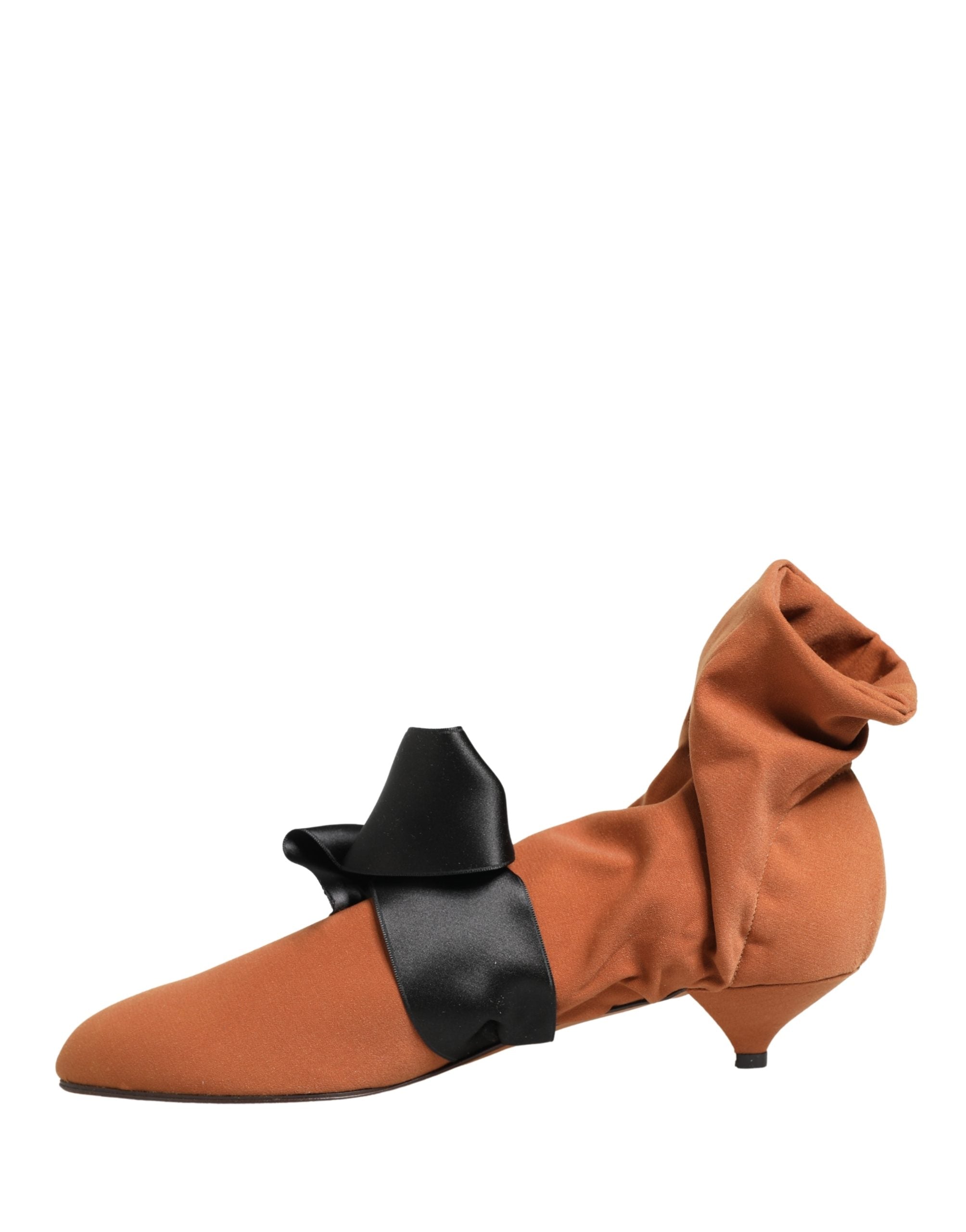 Dolce & Gabbana Braune schwarze Wildlederstiefel
