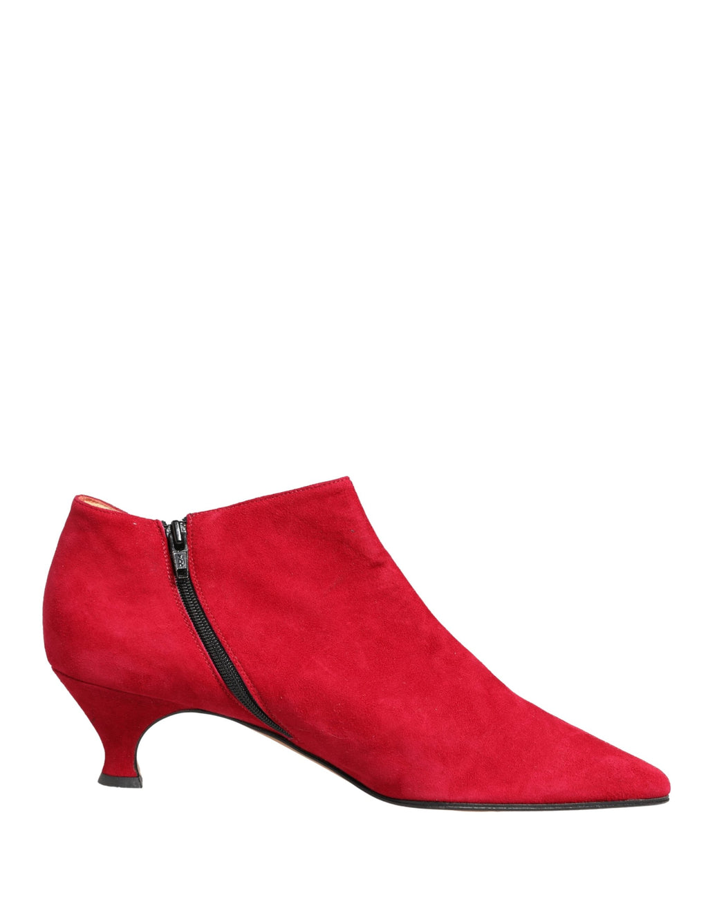Dolce & Gabbana Rote Wildleder-Stiefeletten