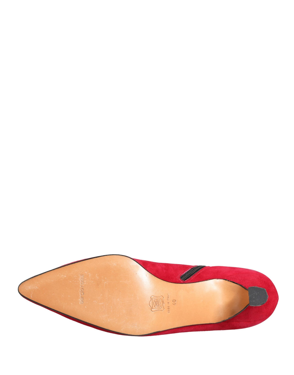 Dolce & Gabbana Rote Wildleder-Stiefeletten