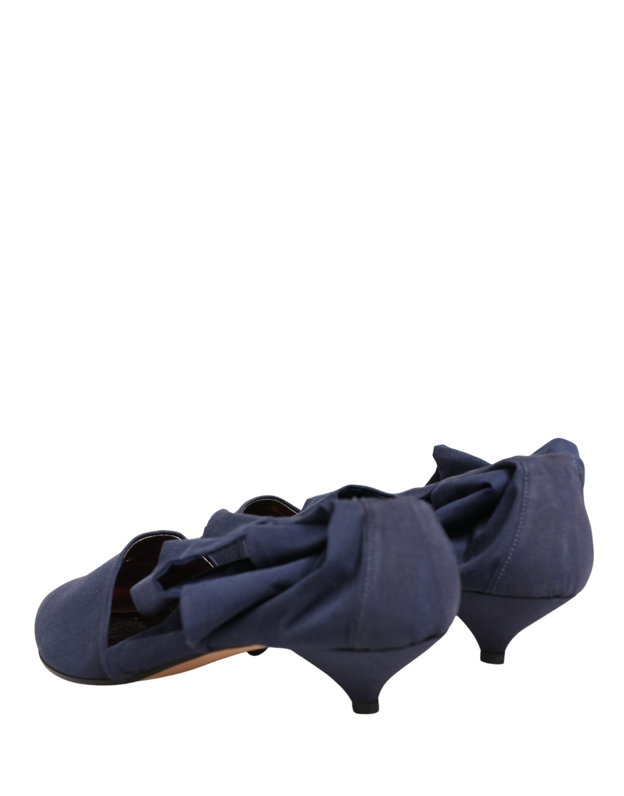 Dolce & Gabbana Blaue Knöchelhohe Stiefel aus Baumwolle