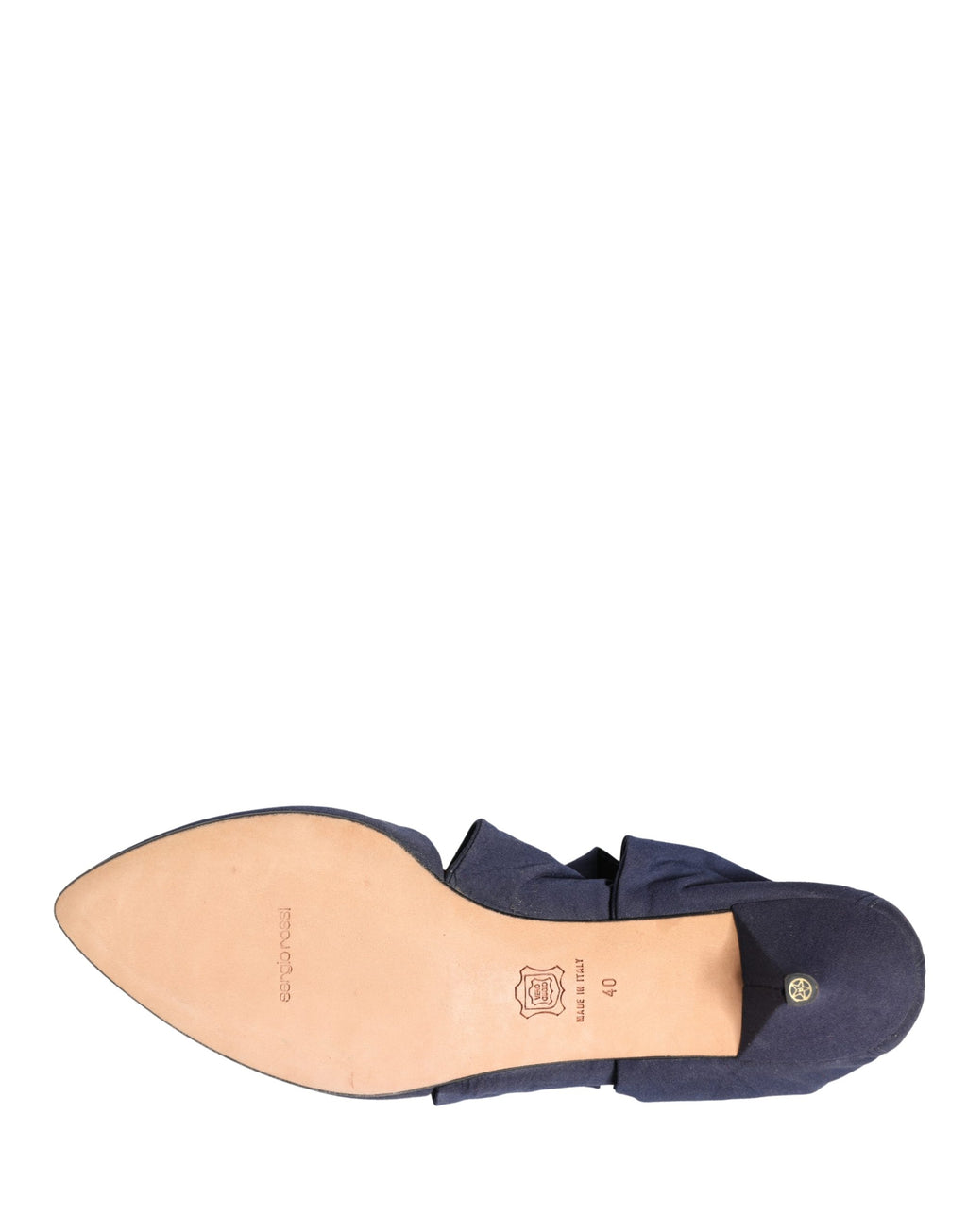 Dolce & Gabbana Blaue Knöchelhohe Stiefel aus Baumwolle