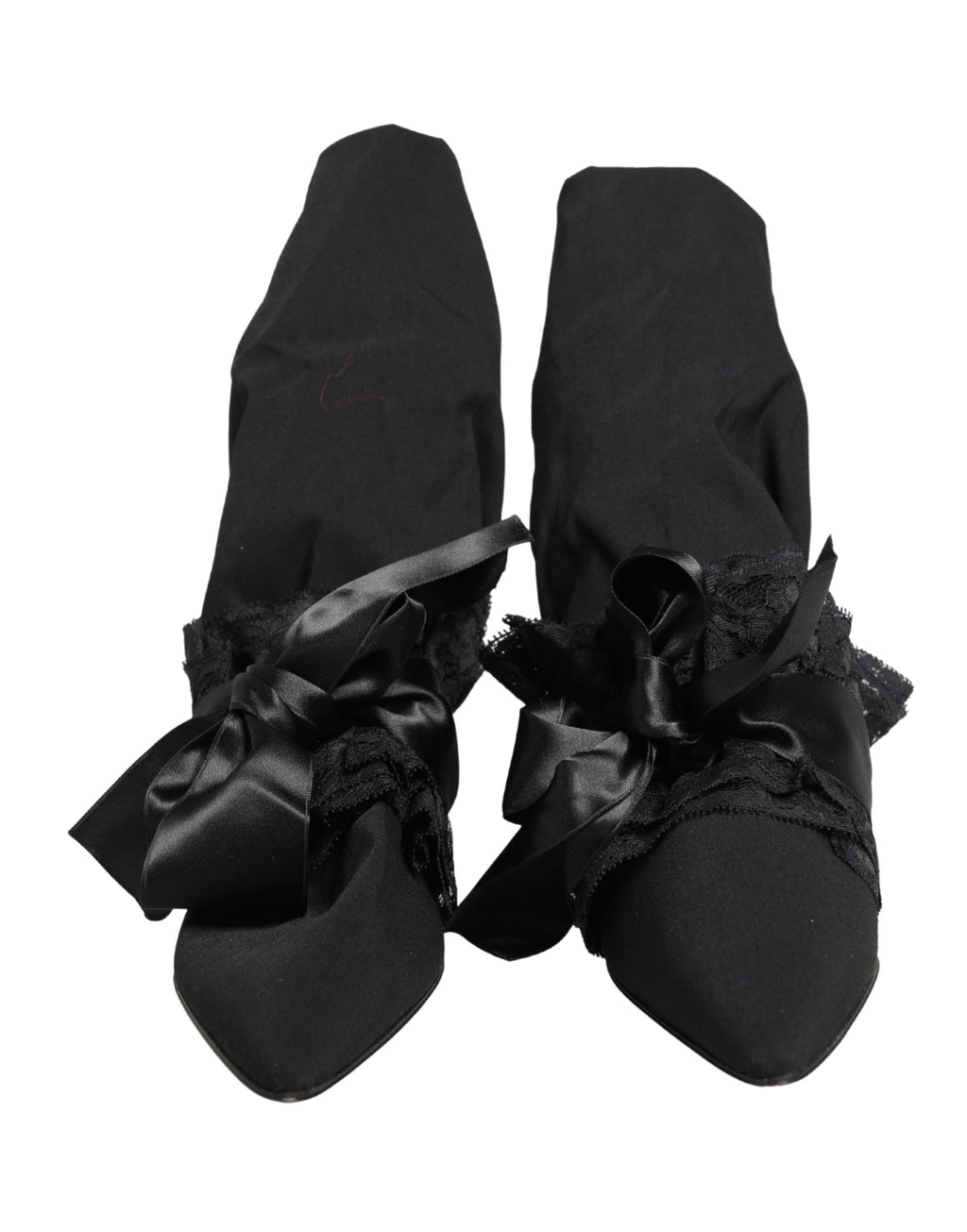 Dolce & Gabbana Schwarze Wildleder Stiefel Mittellang