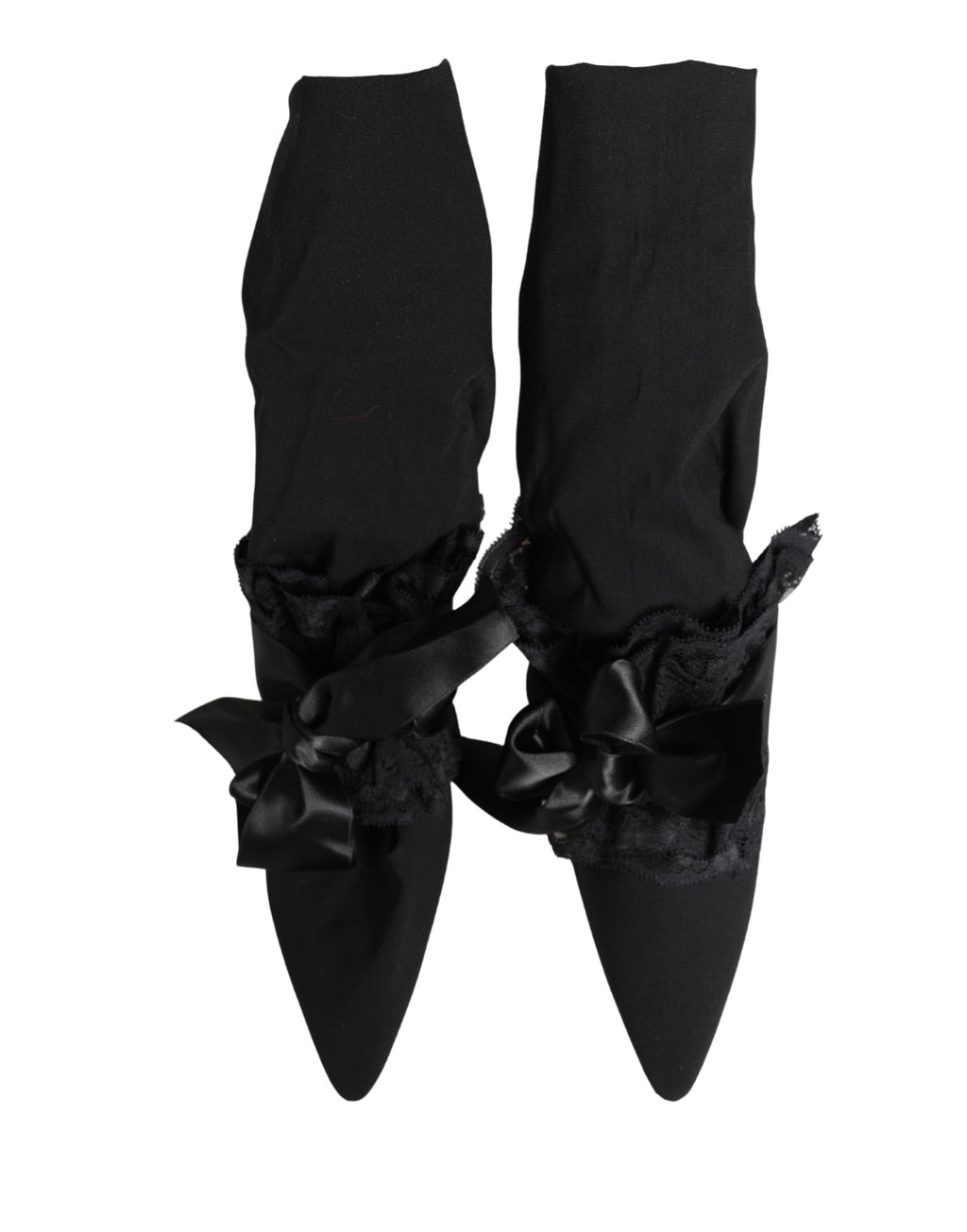Dolce & Gabbana Schwarze Wildleder Stiefel Mittellang