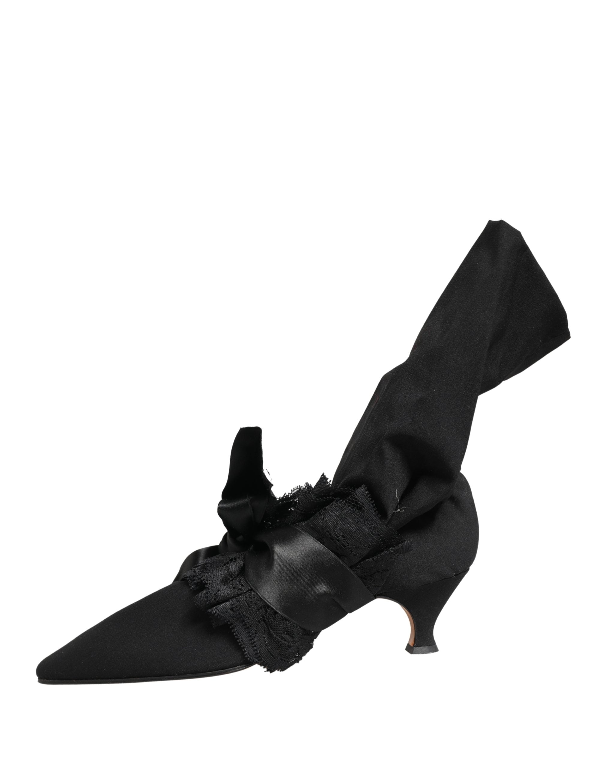 Dolce & Gabbana Schwarze Wildleder Stiefel Mittellang