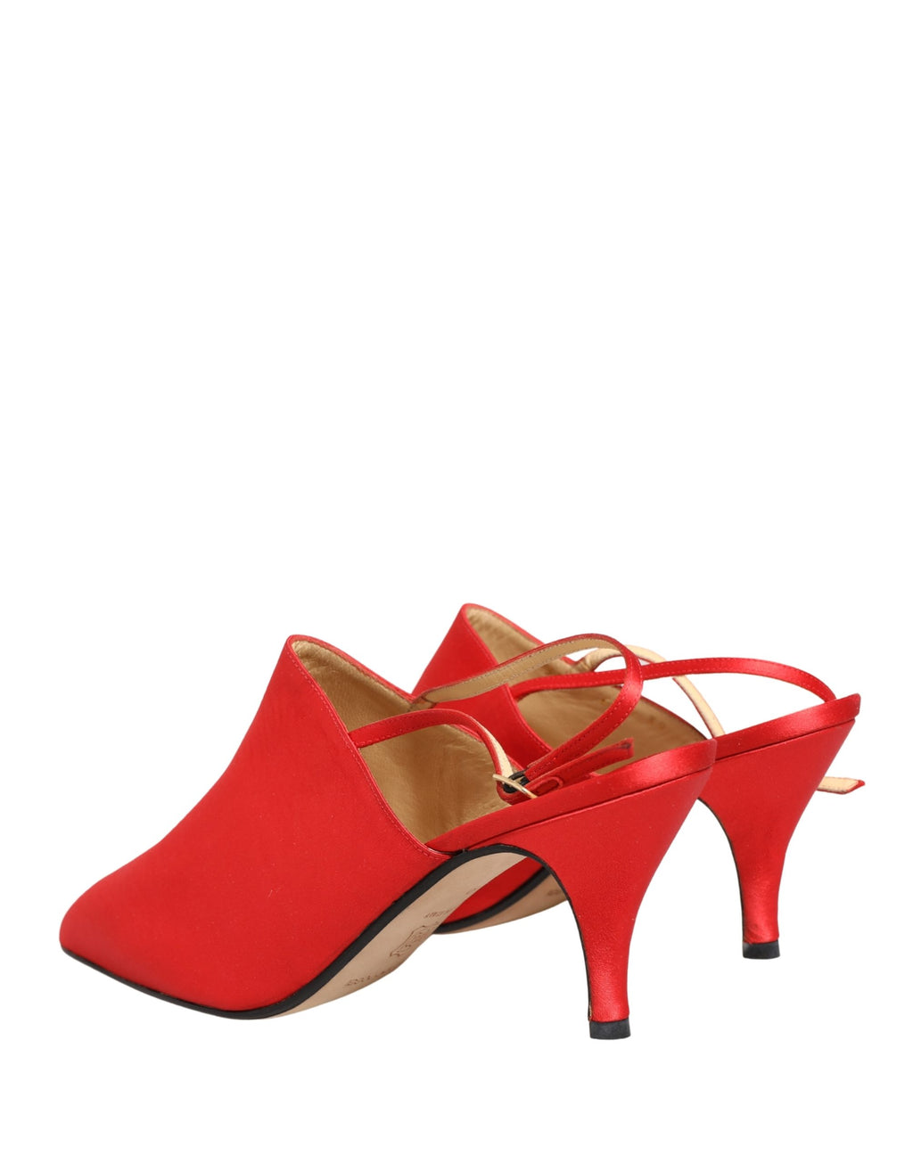 Dolce & Gabbana Rote Wildleder-Slingback-Pumps mit Absatz
