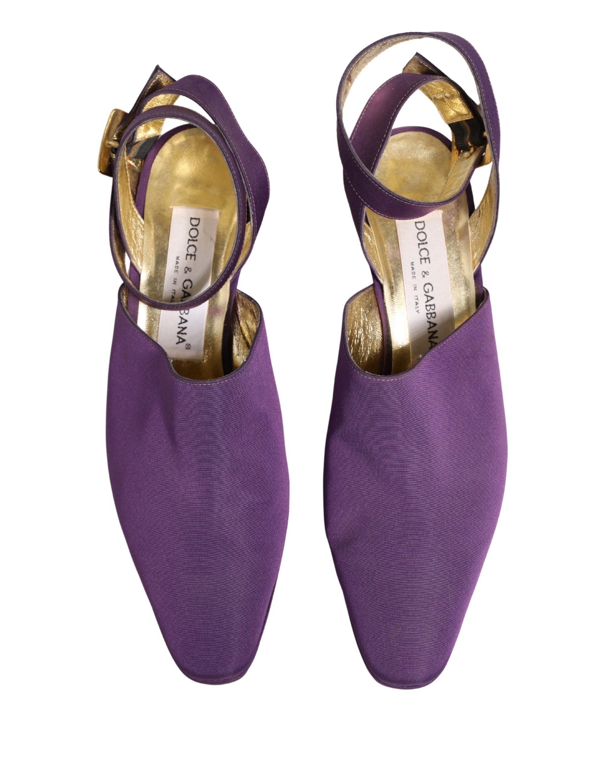 Dolce & Gabbana Lila Wildleder-Sandalen