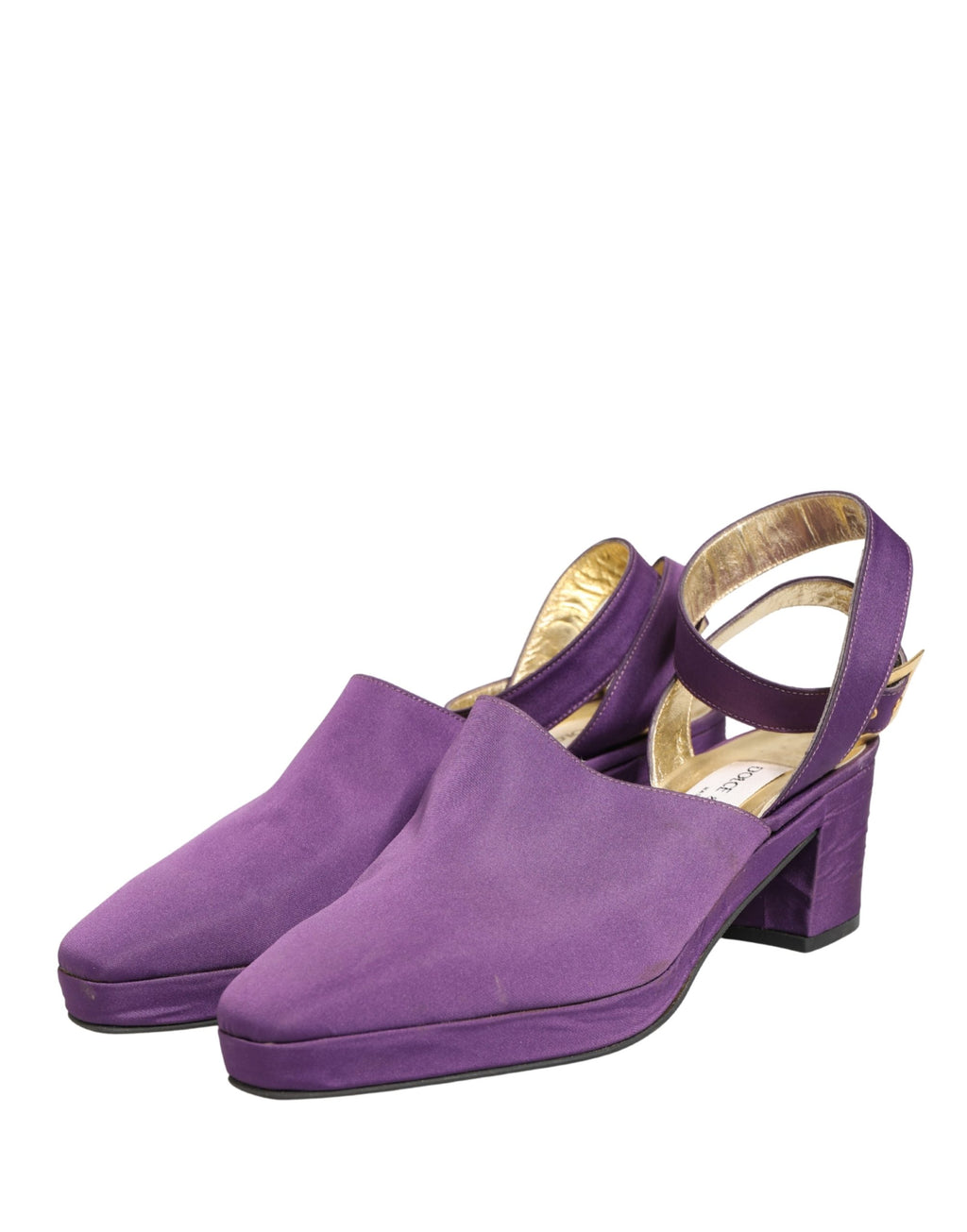 Dolce & Gabbana Lila Wildleder-Sandalen