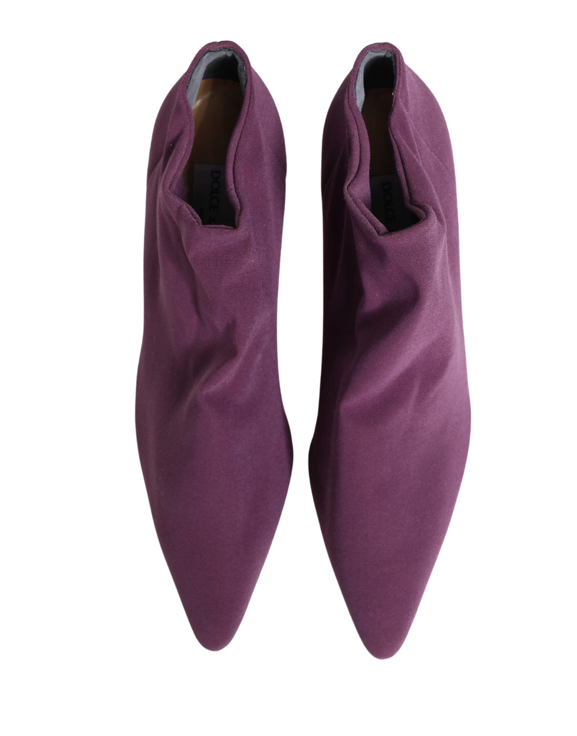 Dolce & Gabbana Stiefeletten aus violettem Wildleder