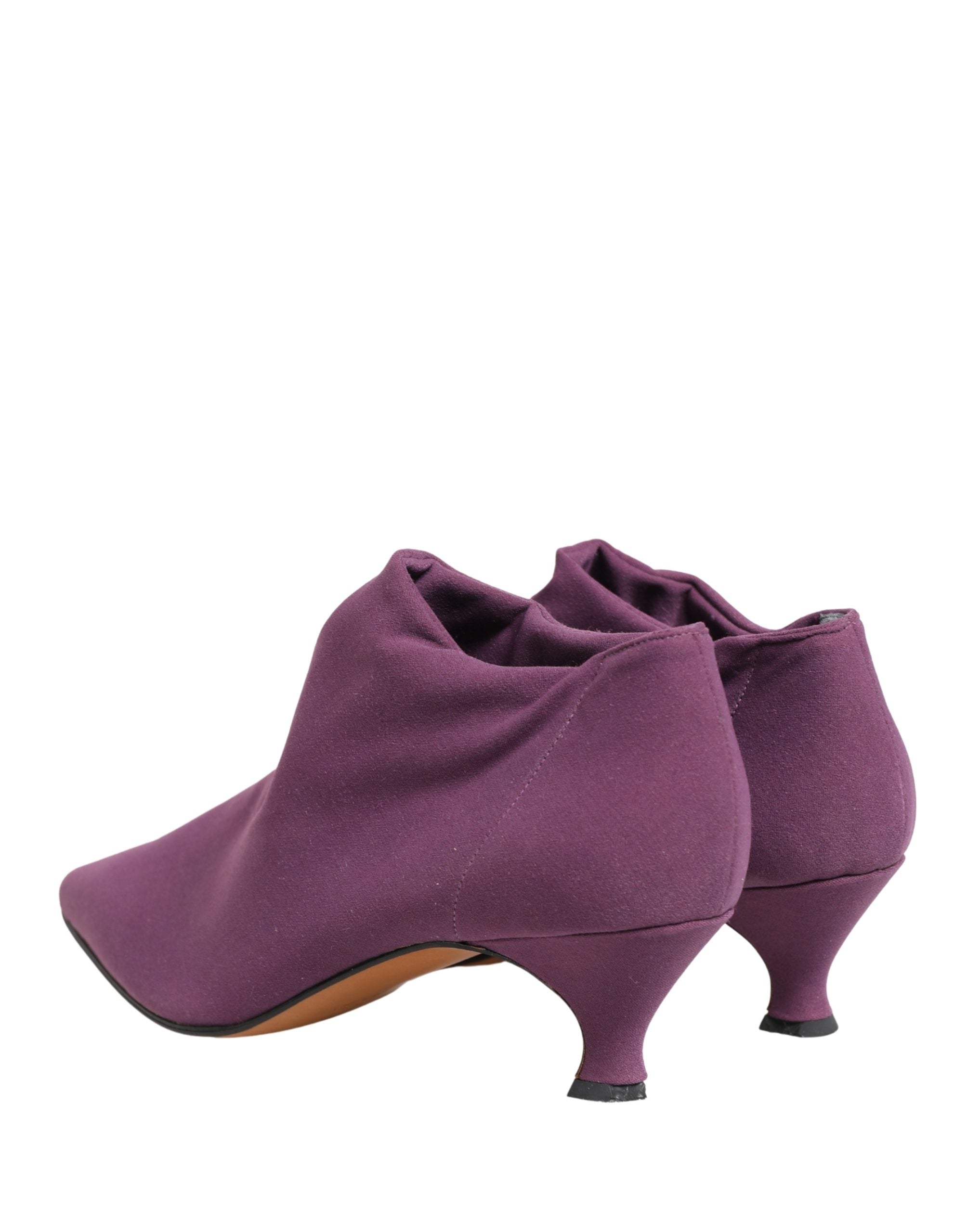 Dolce & Gabbana Stiefeletten aus violettem Wildleder