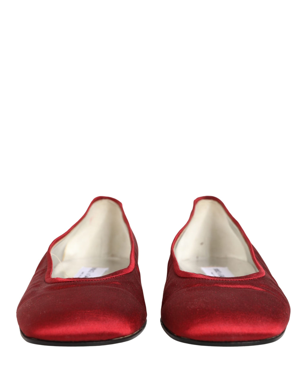 Dolce & Gabbana Rote Ballerinas aus Satin