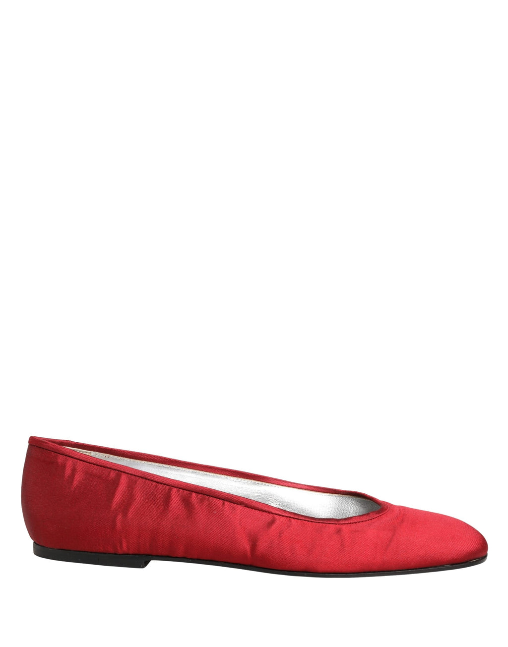 Dolce & Gabbana Rote Ballerinas aus Satin