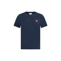 Maison Kitsuné Blaues Baumwoll-T-Shirt