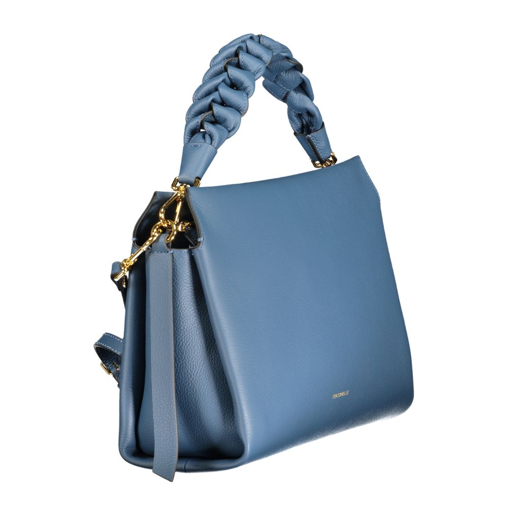 Coccinelle Damenhandtasche aus blauem Leder