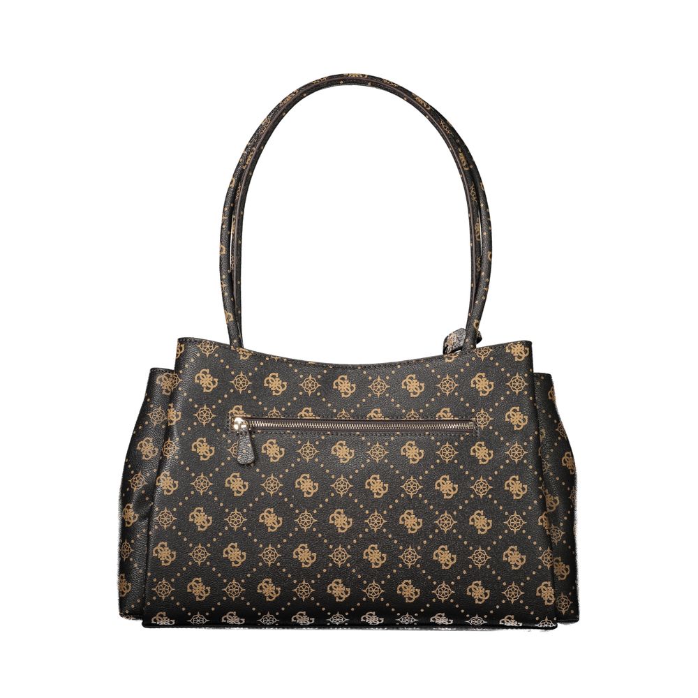 Guess Jeans Damenhandtasche aus Polyurethan in Marrone