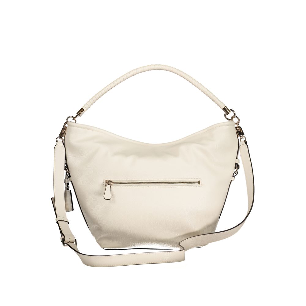 Guess Jeans Women's White Polyurethane Handbag