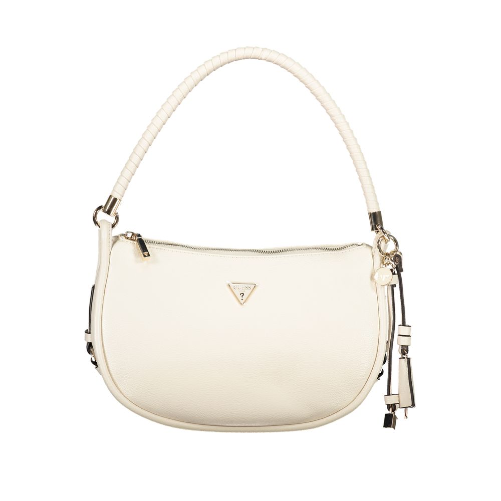 Guess Jeans Bianco Polyurethan Damentasche