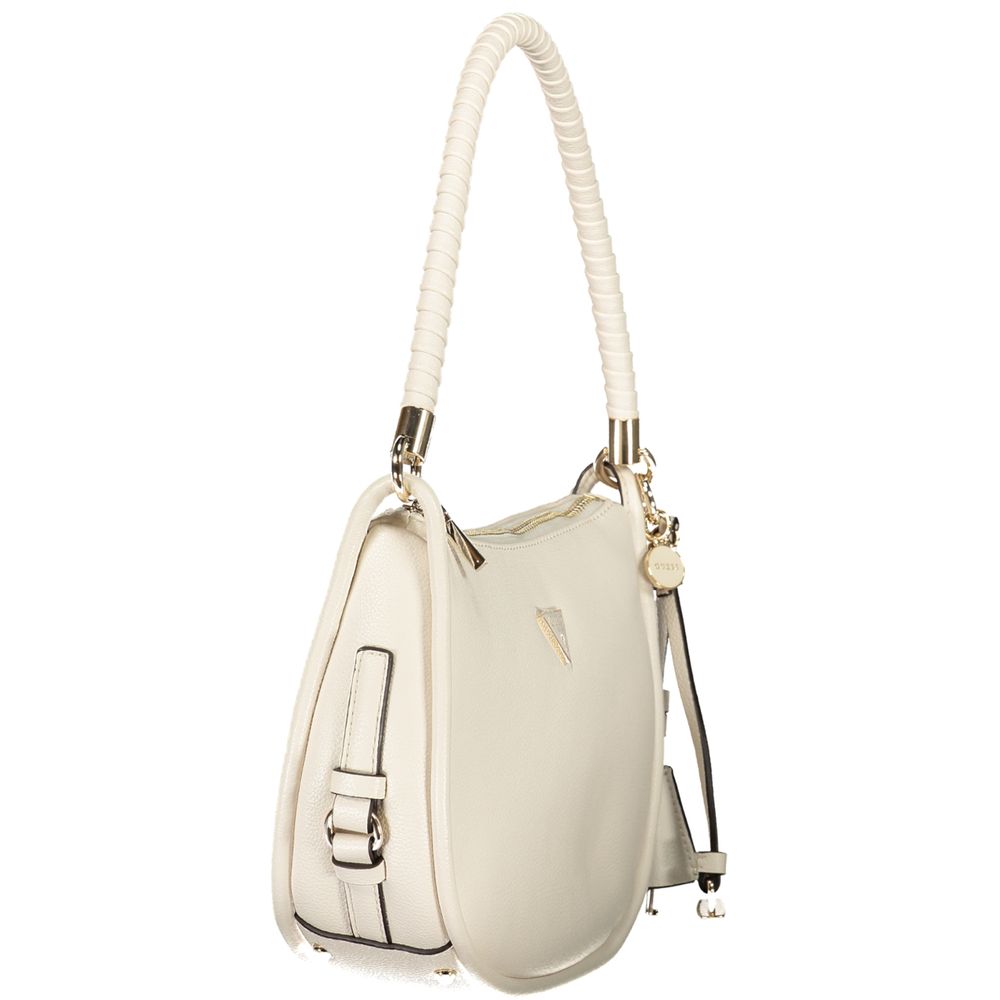 Guess Jeans Bianco Polyurethan Damentasche