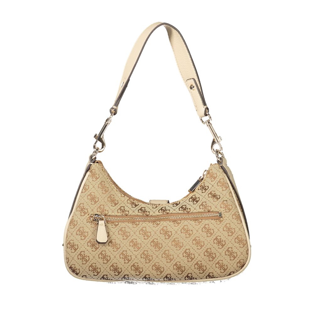 Guess Jeans Beige Polyurethane Women's Handbag