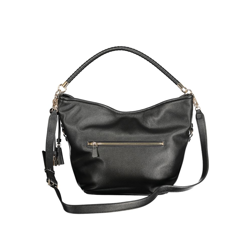Guess Jeans Schwarze Handtasche aus Polyethylen