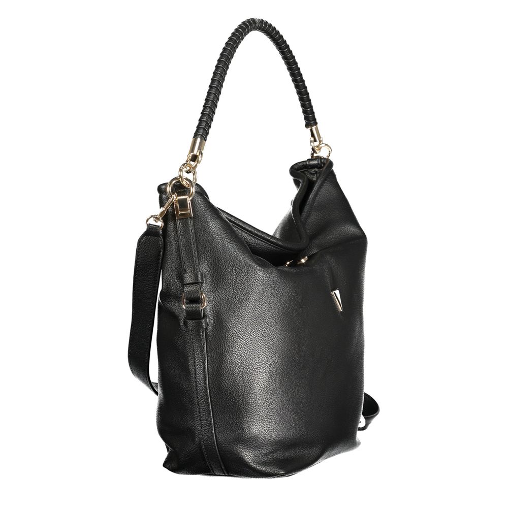 Guess Jeans Schwarze Handtasche aus Polyethylen